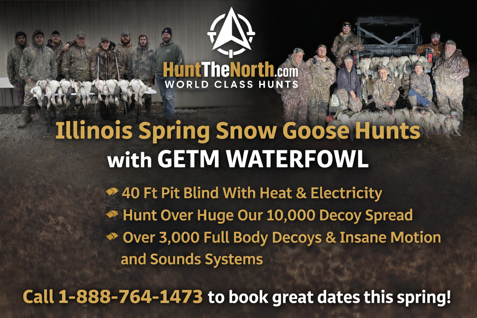Illinois Spring Snow Goose Hunts