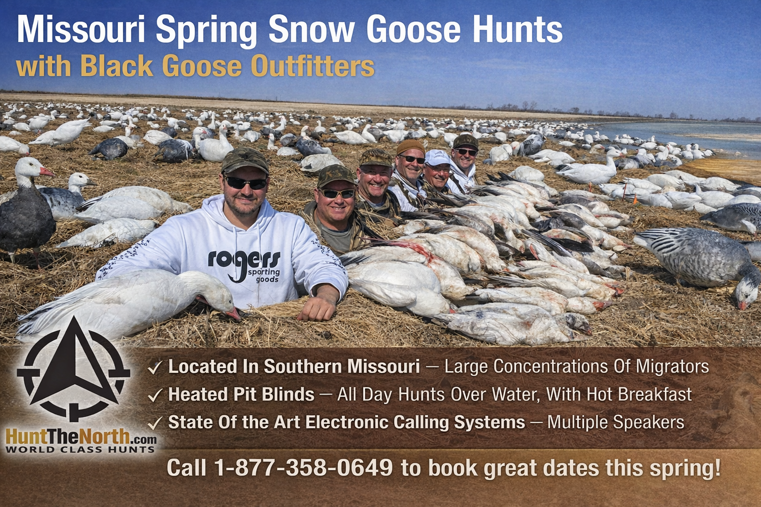 Missouri Spring Snow Goose Hunts